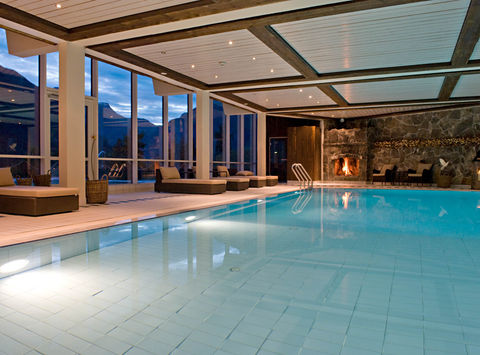 Hotel Union Geiranger swimming pool