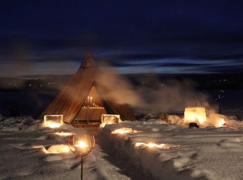 Treehotel ice dining