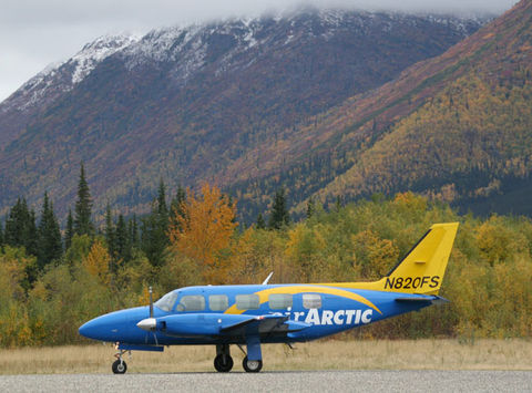 alaska arctic circle by air from fairbanks