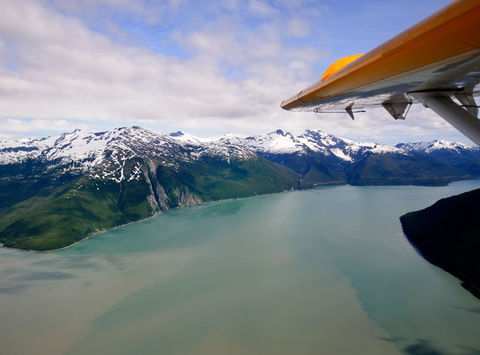 alaska seaplane flying over juneau istock