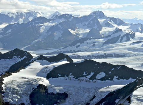 alaska south prince william sound mountains atia