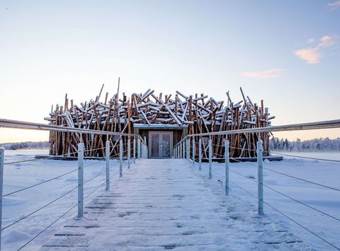 arctic bath exterior frozen anders blomqvist