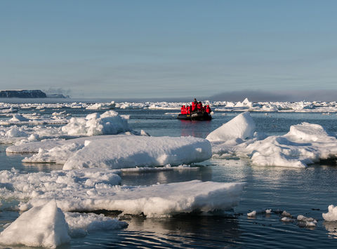 arctic franz josef land lone zodiac through the ice psdn jzaccaria