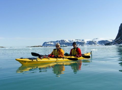 arctic kayaking adventure option ae