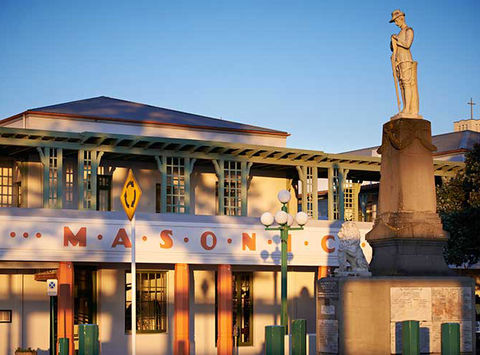 art deco masonic hotel napier exterior