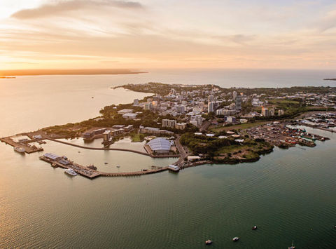 australia northern territory darwin harbour sunset tnt