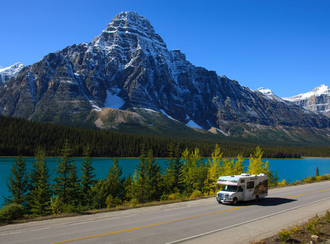 canada alberta mt chephren motorhome