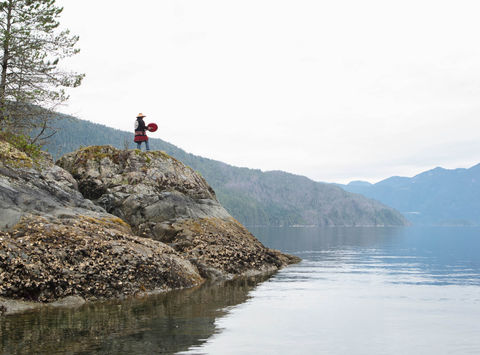 canada first nation welcome at klahoose wilderness resort