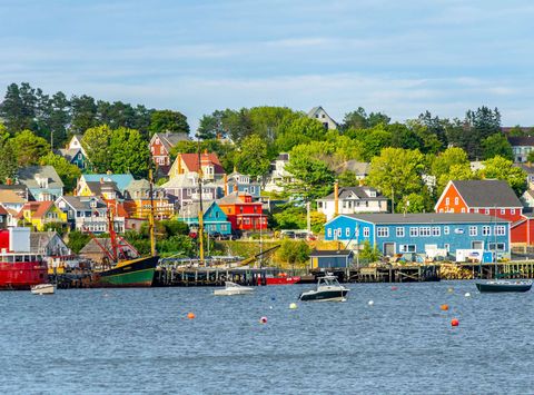 canada lunenburg waterfront unesco heritage site nova scotia tb
