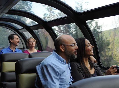 canada via rail dome in skyline car vr