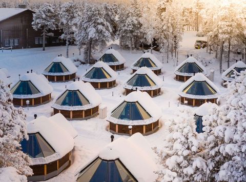 finland inari wilderness hotel aurora cabins