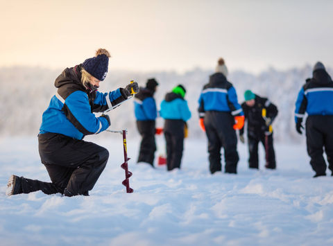 finnish lapland ice fishing inari whs