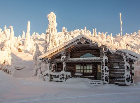 finnish lapland iso syote kelo cottage exterior