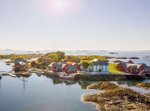 fjords haholmen havstuer aerial view