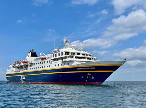 heritage adventurer expedition ship exterior