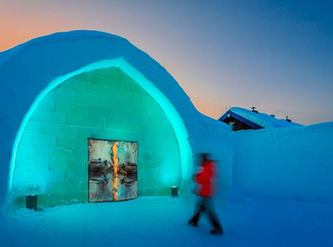icehotel entrance swedish lapland rth