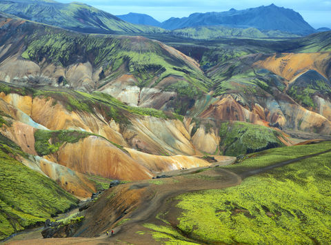 iceland highlands landmannalaugar adstk