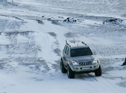 iceland highlands superjeep on glacier rth