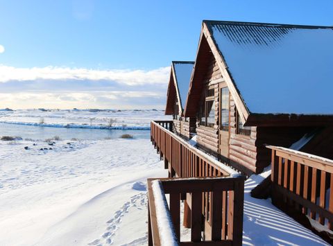 iceland hotel ranga exterior winter