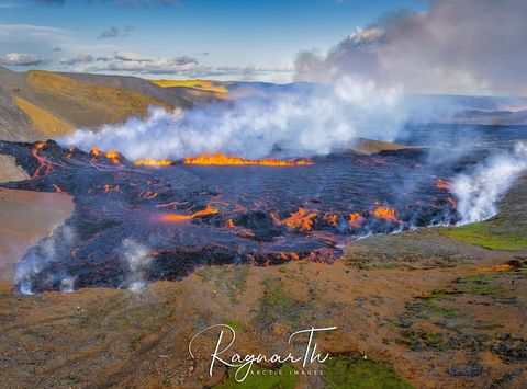 iceland lava flow geldingadalir 3aug22 rth sigurdsson