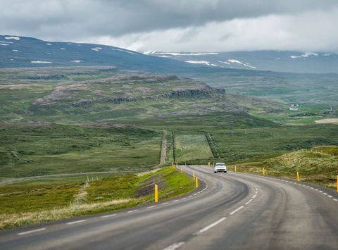 iceland road1 near egilsstadir east fjords istk