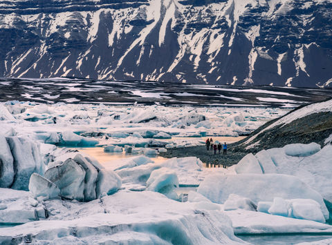 iceland south east jokulsarlon lagoon early spring rth