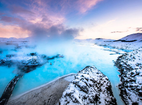 iceland south west blue lagoon winter adstk