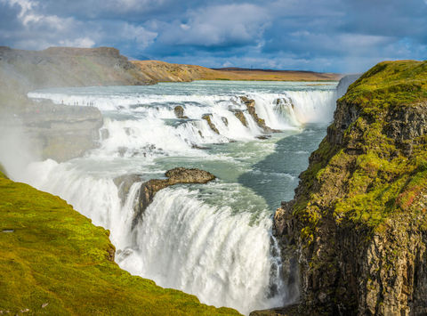 iceland south west gullfoss summer view istk