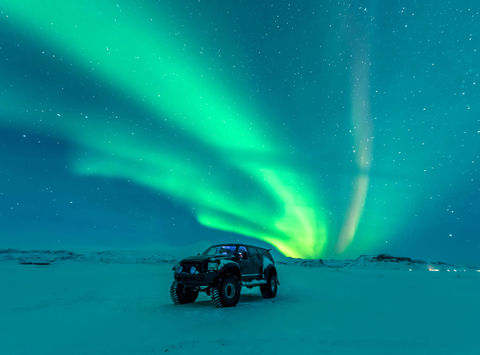 iceland south west superjeep aurora adstk