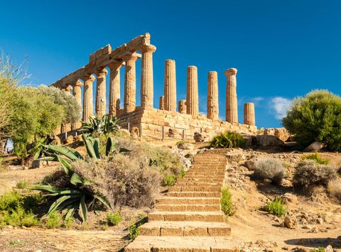 italy temple of juno agrigento sicily istk