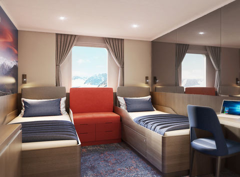 mv hondius twin cabin with window