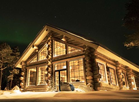 nangu wilderness hotel exterior at night