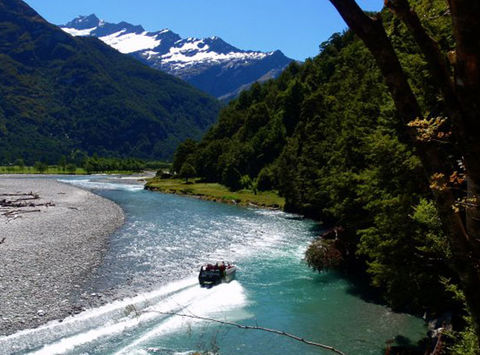 new zealand jet boat and wilderness walk lake wanaka