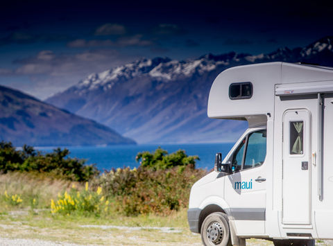 new zealand maui motorhome queenstown mountain view