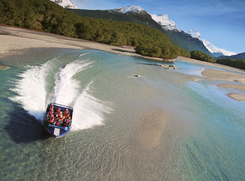 new zealand queenstown jet boat dart river