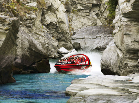 new zealand queenstown shotover jet canyon