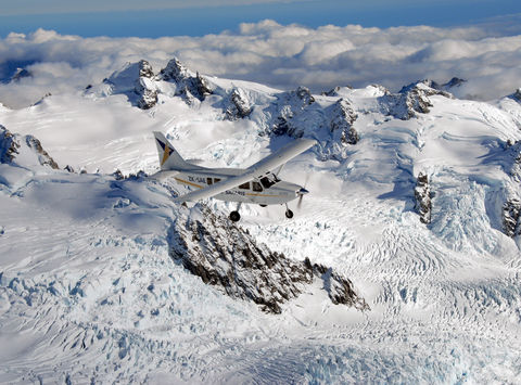 new zealand south island mt cook scenic flight