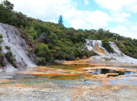 new zealand thermal hwy orakei korako cascade terraces