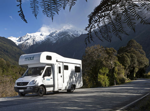 new zealand west coast fox glacier maui motorhome