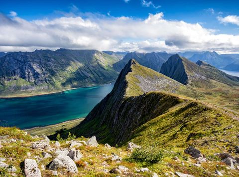 northern norway senja island husfjellet viewpoint istk