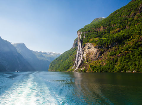 norway fjords seven sisters falls geirangerfjord istk