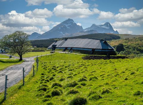 norway lofoten lofotr viking museum long house askt