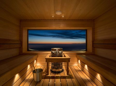 star arctic hotel sauna with a view