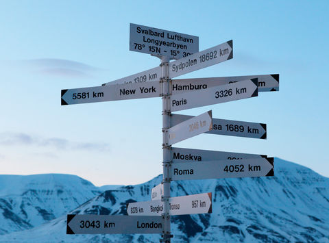 svalbard longyearbyen signpost adstk
