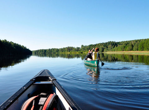 sweden varmland wilderness canoes wtrwld