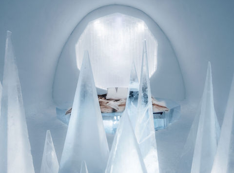 swedish lapland icehotel28 art suite white desert