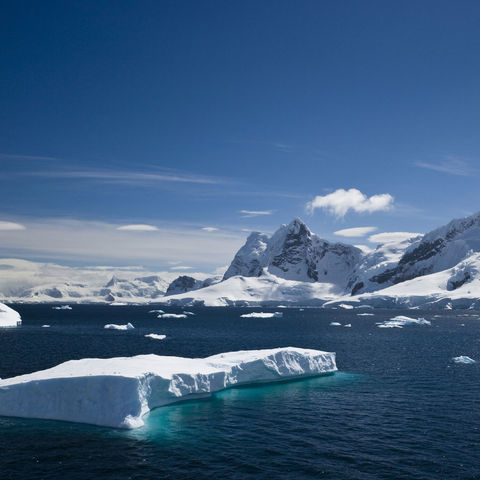 antarctic peninsula paradise harbour blue ice istock