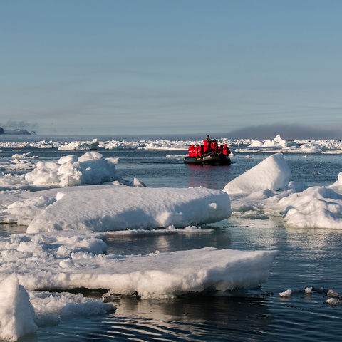 arctic franz josef land lone zodiac through the ice psdn jzaccaria