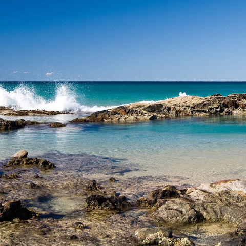 australia queensland fraser island champagne pools istk