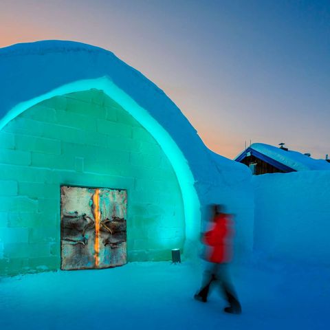 icehotel entrance swedish lapland rth